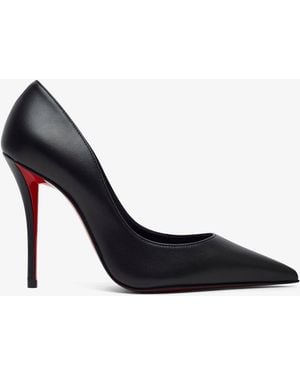 Christian Louboutin Miss Z 100 Black Leather Pumps