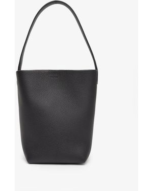 The Row Small N/s Park Blue Tote Bag - Black