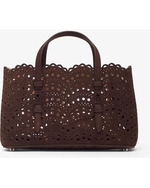 ショルダーバッグ・ポシェット ALAIA EW 25 TOP CASE BAG Alaïa Ew 25 Top Case Bag in Black | Lyst