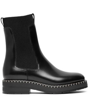 Chloé Noua Black Leather Ankle Boots