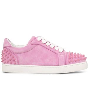 Christian Louboutin Vieira 2 Orlato Pink Suede Trainers