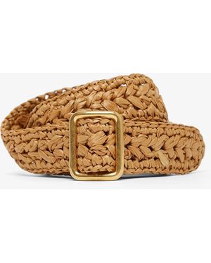 The Row Ana Woven Leather Belt - Multicolour