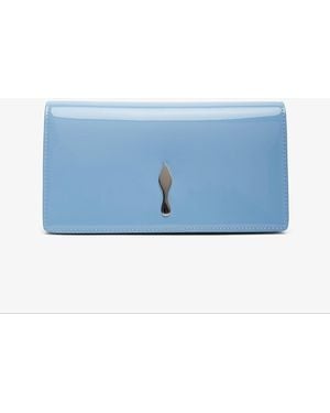 Christian Louboutin Bettina Light Blue Patent Clutch