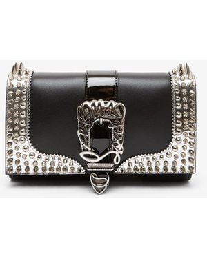 Christian Louboutin Paloma Giddy Black Spikes Clutch