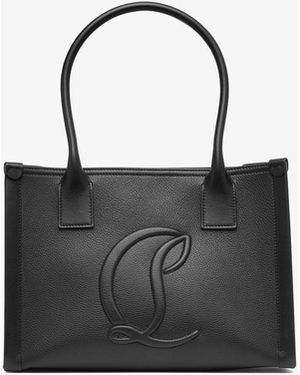 Christian Louboutin By My Side E/w Black Leather Tote Bag