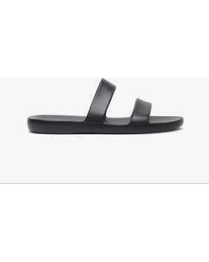 The Row Foam Black Rubber Sandals - White