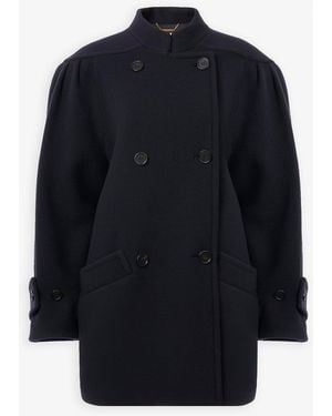 Chloé Iconic Navy Wool Jacket - Blue