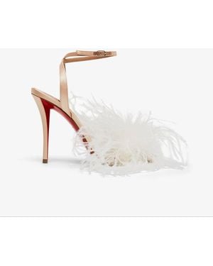 Christian Louboutin 'Miss Z Poupi' Sandals - White