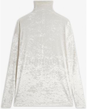 Phoebe Philo Liquid High Neck Top - White