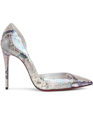 Christian Louboutin Iriza 100 Calf Python Print - Multicolour