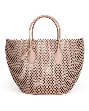 Alaïa Latifa Medium Pochon Lux Tote Bag - Pink