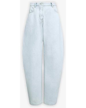 Alaïa Low Waist Round Jeans - Blue