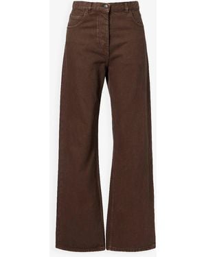 The Row Finbar Brown Trousers