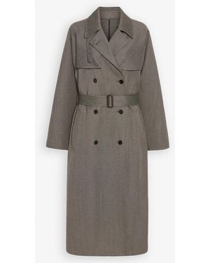 The Row Rhydian Wool Gabardine Coat - Grey