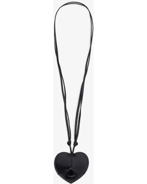 Alaïa Le Coeur Cloche Black Leather