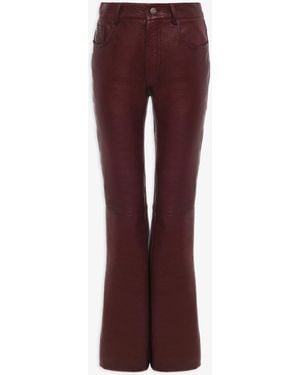 Chloé Flared Pants In Leather