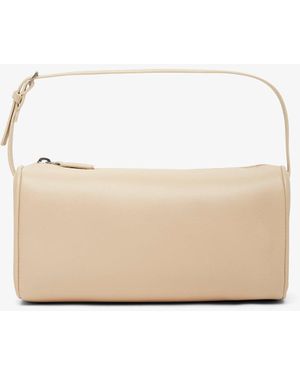 The Row 90's Sand Leather Bag - Natural