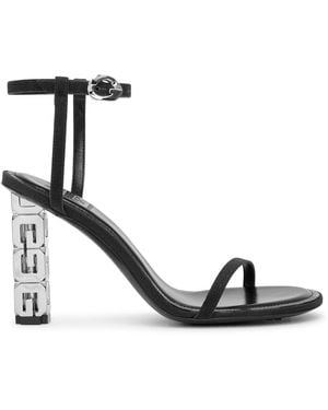 Givenchy G Cube 85 Glitter Sandals - Black