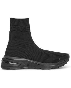 Givenchy Giv 1 Logo Sock Trainers - Black