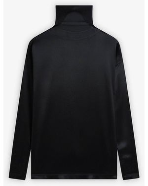 Phoebe Philo Liquid Black Knot Collar Top