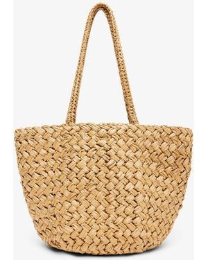 The Row Estelle Two Raffia Bag - Metallic