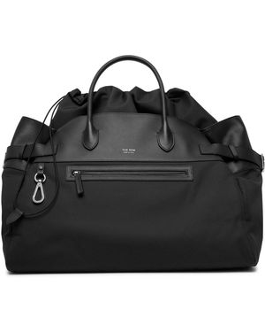 The Row Margaux 17 Inside Out Black Nylon Bag