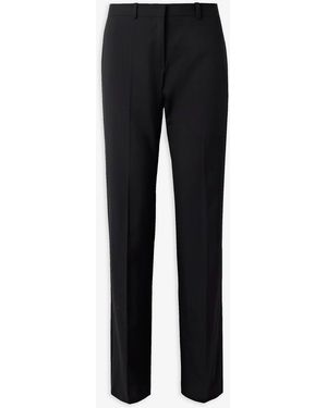 The Row Hiram Black Wool Trousers
