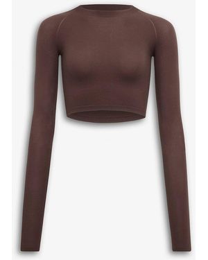 Alaïa Second Skin Top - Brown