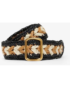 The Row Ana Woven Leather Belt - Multicolour