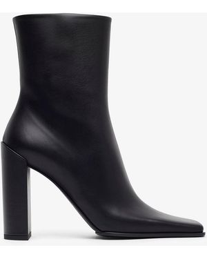 Alaïa Square 90 Black Ankle Boots