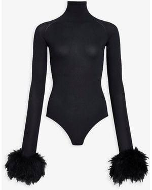 Alaïa Alaia Black Knitted Cuff Body
