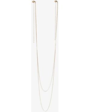 Alaïa Earrings Necklace - White