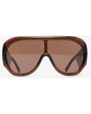 Phoebe Philo Bombe Overized Sunglasses - Brown