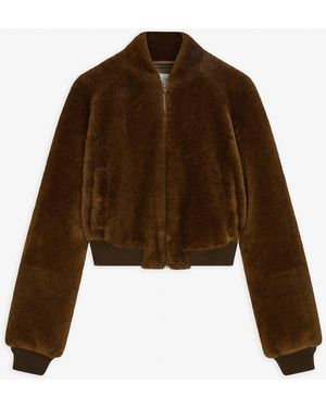 Phoebe Philo Super Soft Bomber Jacker - Brown