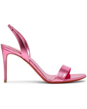 Christian Louboutin O Marylin Confettis Laminato Sandals - Pink