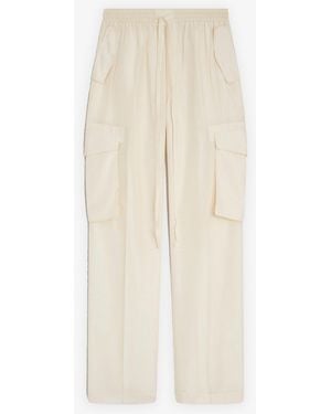 Phoebe Philo Crushed Cargo Vanilla Pants - Natural