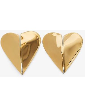 Alaïa Le Coeur Mini Torn Earrings - Multicolour