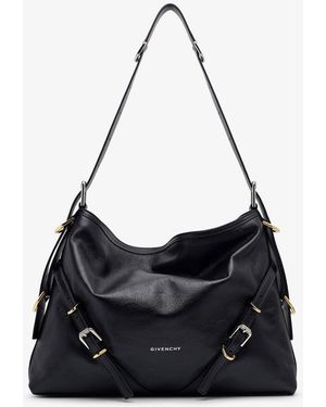 Givenchy Voyou Medium Black Shoulder Bag