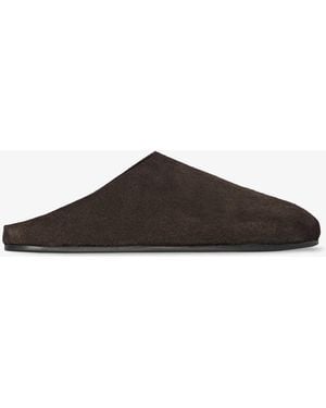 The Row Hudson Brown Mule Slides