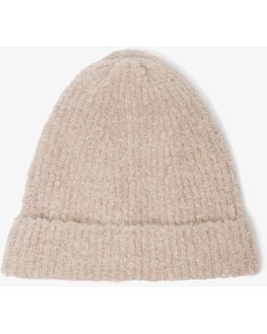 The Row Leomir Beige Cashmere Beanie - Natural