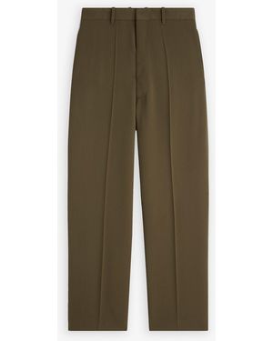 Phoebe Philo Drop Dark Beige Trousers - Green
