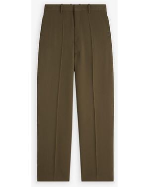 Phoebe Philo Drop Dark Beige Pants - Green