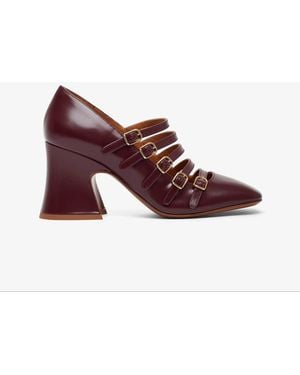 Chloé Janis Dark Purple Court Shoes