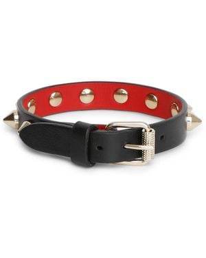 Christian Louboutin Loubilink Black Bracelet - Red