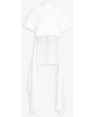 Alaïa White Cotton Jersey T-shirt