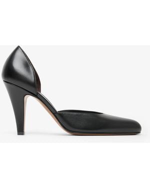 The Row Ornella D'orsay Court Shoes - Black