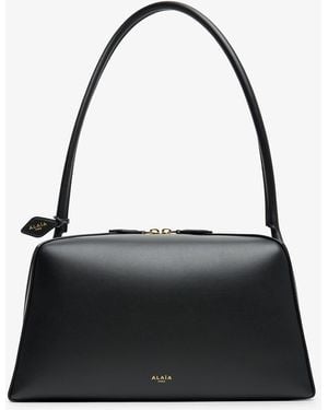 Alaïa Le Bouledogue Medium Black Leather Bag