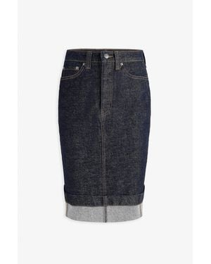KHAITE Kendra Jeans Skirt - Blue