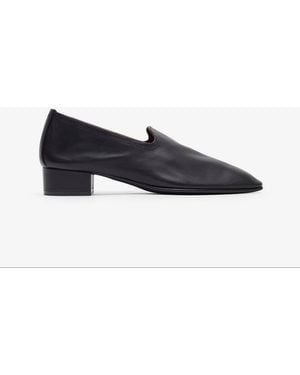 Herbert Levine 30 Soft Leather Black Loafers - Multicolor