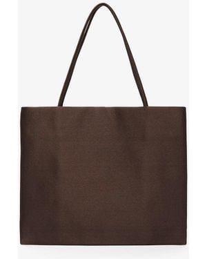 The Row Cecily Brown Silk Bag